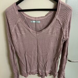 Maurices Dusty Pink Long Sleeve Top